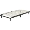 Beliani BASIC - Vrijstaande lattenbodem - Zwart - 90 x 200 cm - Staal Outlet