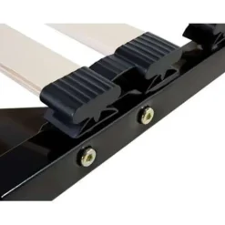 Beliani BASIC - Vrijstaande lattenbodem - Zwart - 90 x 200 cm - Staal Outlet