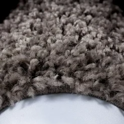 Muratap Basic Shaggy Kader vloerkleed Taupe Hoogpolig - 300x400 CM Discount