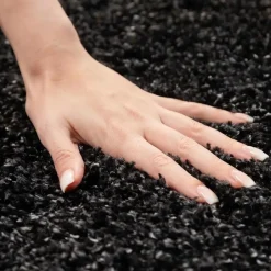 Muratap Basic Shaggy vloerkleed Antraciet Hoogpolig - 200x290 CM Clearance