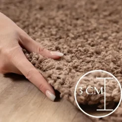 Muratap Basic Shaggy vloerkleed Caramel Hoogpolig - 160x230 CM