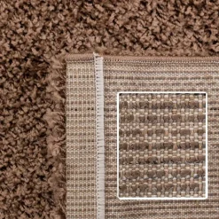 Muratap Basic Shaggy vloerkleed Caramel Hoogpolig - 120x170 CM Best