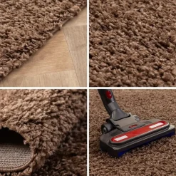 Muratap Basic Shaggy vloerkleed Caramel Hoogpolig - 200x290 CM Online