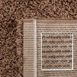 Muratap Basic Shaggy vloerkleed Caramel Hoogpolig - 200x290 CM Online