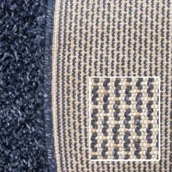 Muratap Basic Shaggy vloerkleed Donker Blauw Hoogpolig - 140x200 CM