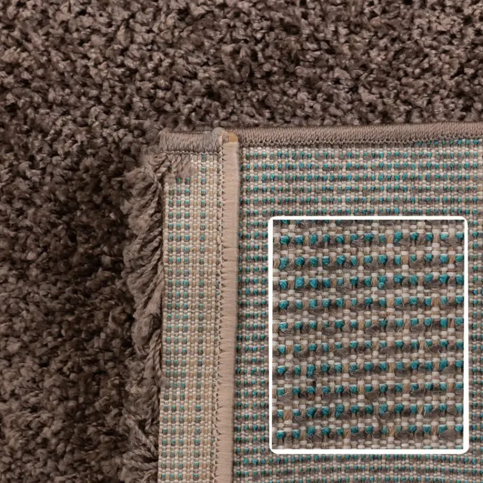 Muratap Basic Shaggy vloerkleed Taupe Hoogpolig - 160x230 CM Sale