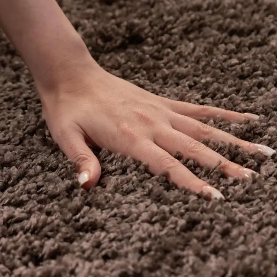 Muratap Basic Shaggy vloerkleed Taupe Hoogpolig - 160x230 CM Sale