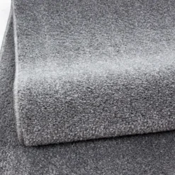 Muratap Basics Effen Rond Vloerkleed Lichtgrijs Laagpolig - 160 CM ROND Discount