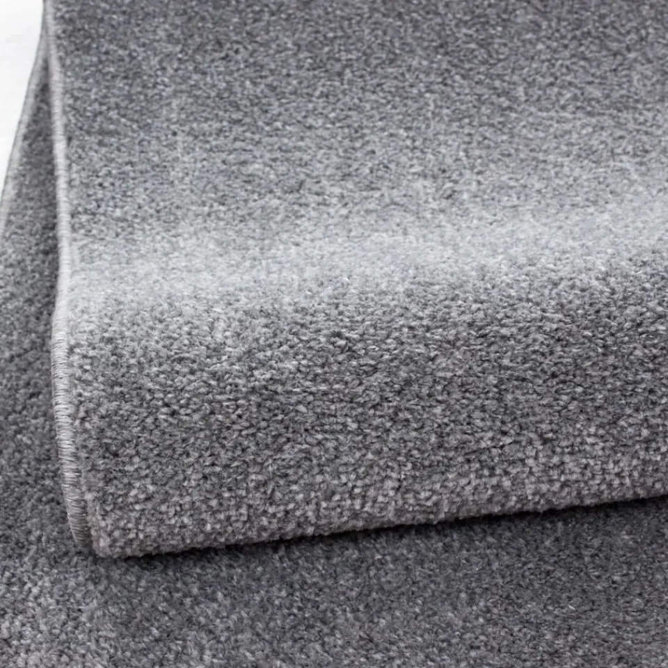 Muratap Basics Effen Rond Vloerkleed Lichtgrijs Laagpolig - 160 CM ROND Discount