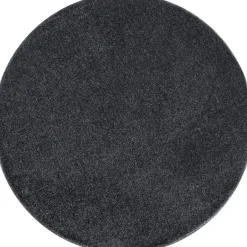 Muratap Basics Effen Rond Vloerkleed Grijs Laagpolig - 200 CM ROND New