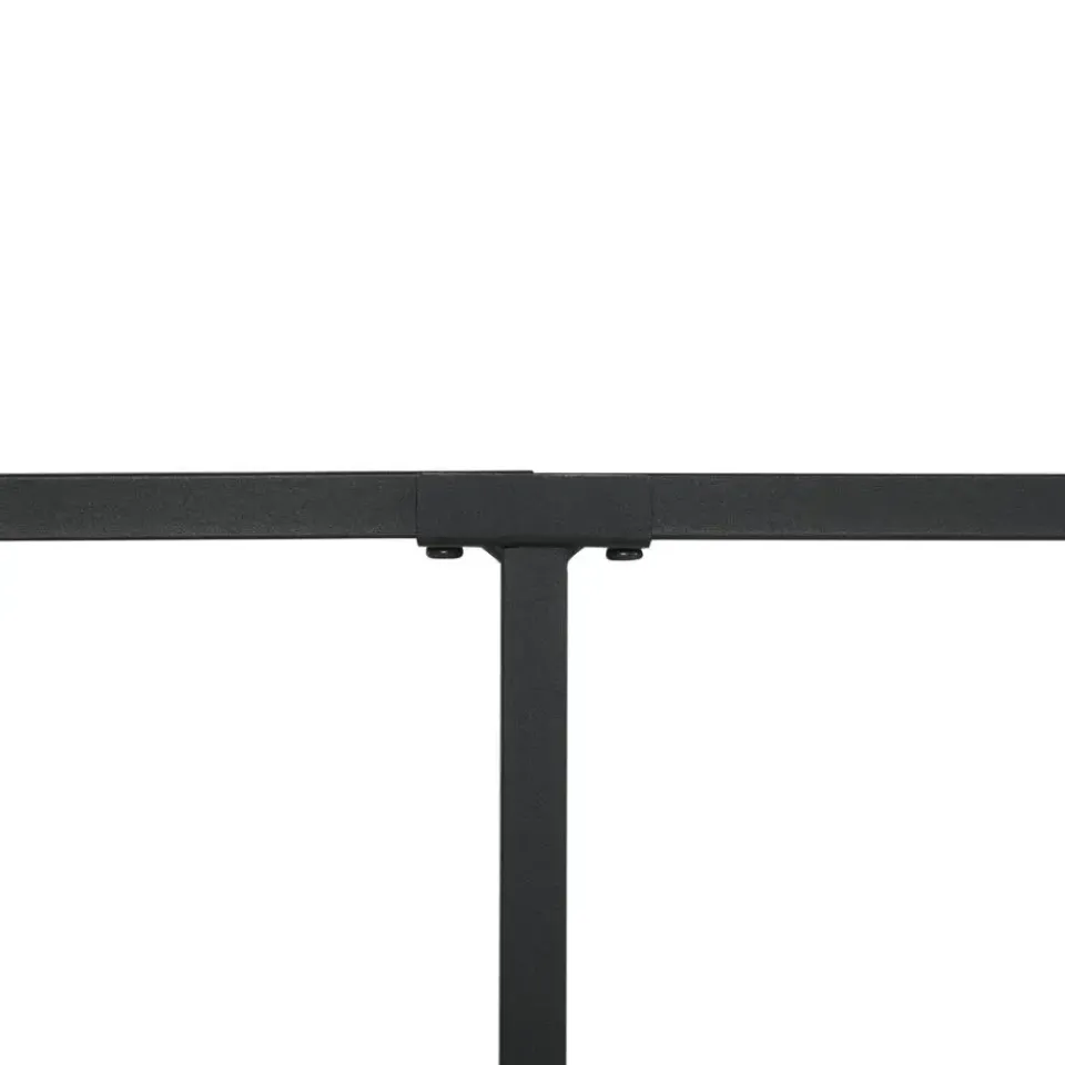 Beliani BATTUT - Eenpersoonsbed - Zwart - 90 x 200 cm - Metaal Outlet