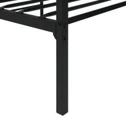 Beliani BATTUT - Eenpersoonsbed - Zwart - 90 x 200 cm - Metaal Outlet