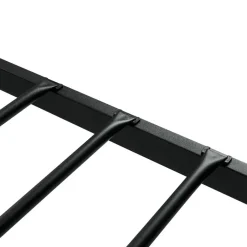 Beliani BATTUT - Eenpersoonsbed - Zwart - 90 x 200 cm - Metaal Outlet