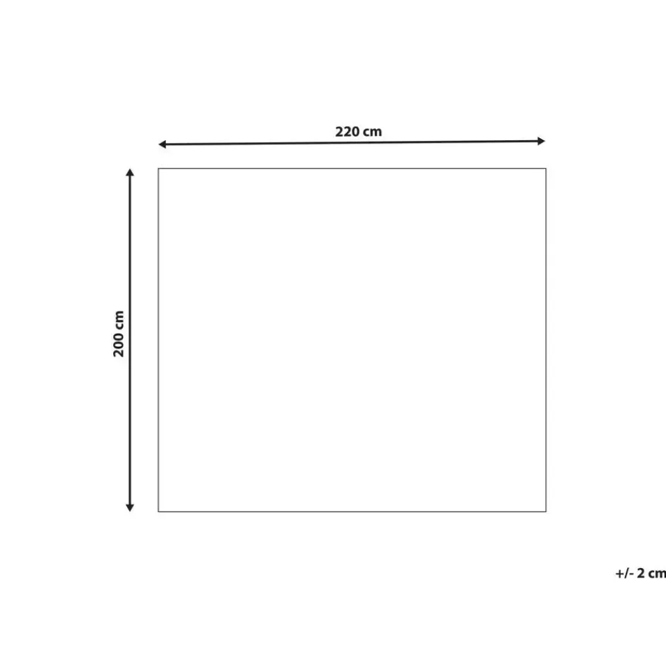 Beliani BAYBURT - Deken - Roze - 200 x 220 cm - Polyester Online