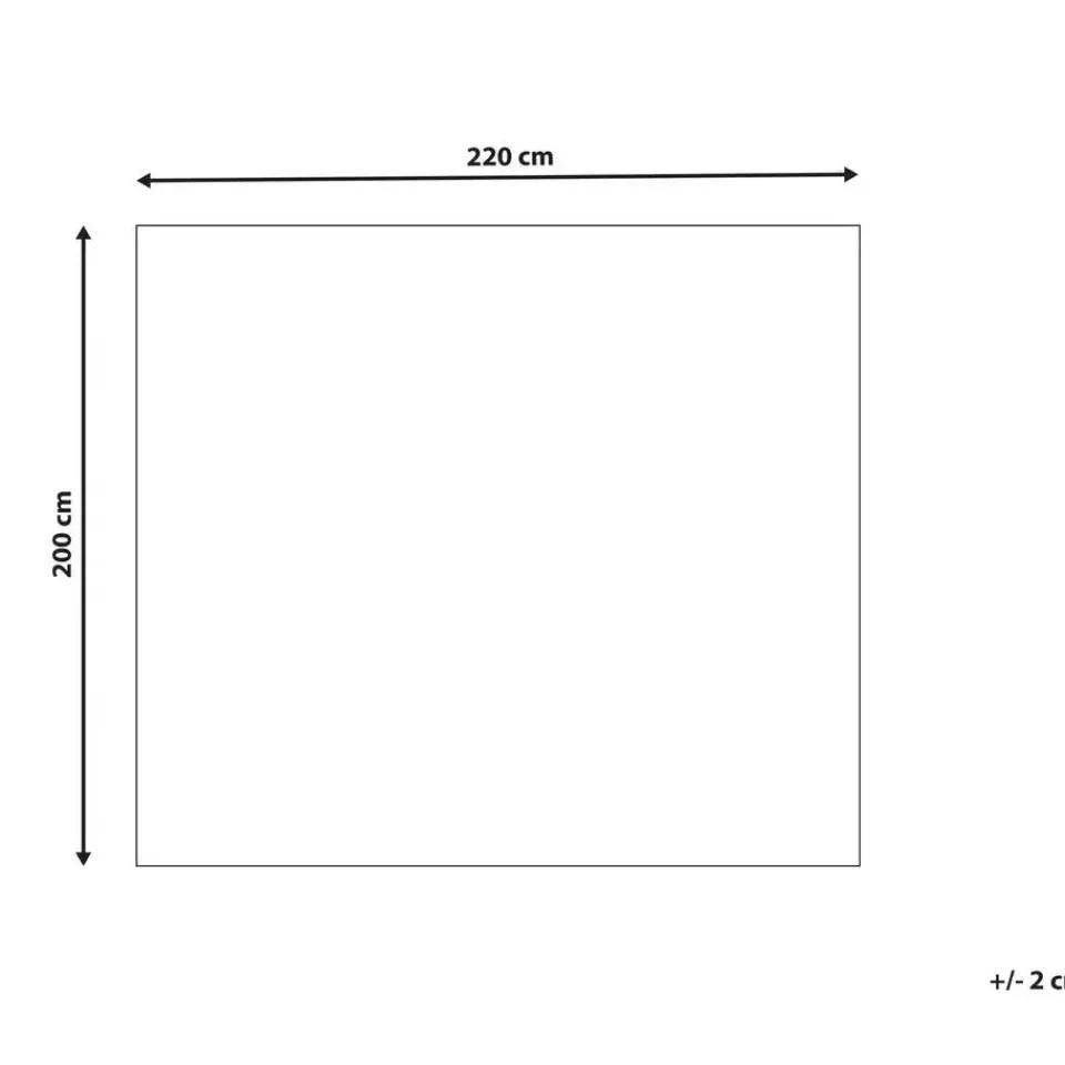 Beliani BAYBURT - Deken - Roze - 200 x 220 cm - Polyester Online