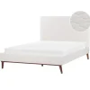 Beliani BAYONNE - Tweepersoonsbed - Wit - 140 x 200 cm - Fluweel New