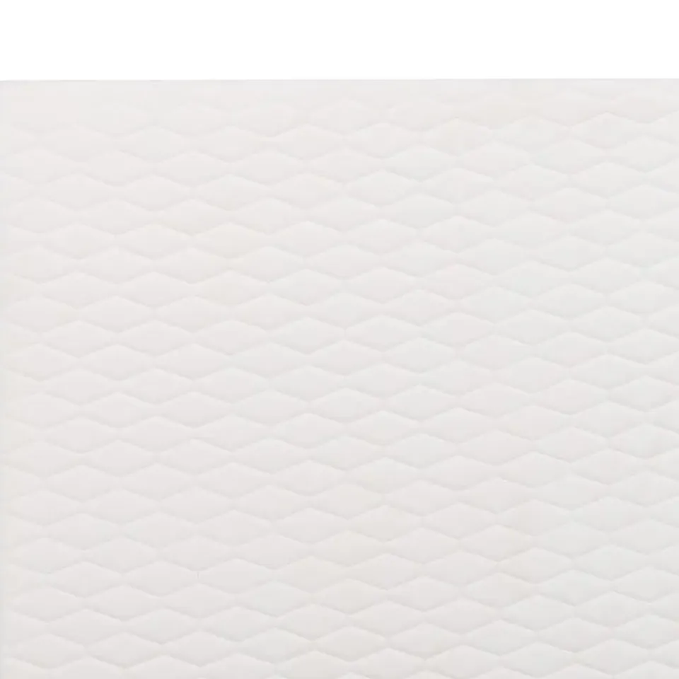 Beliani BAYONNE - Tweepersoonsbed - Wit - 140 x 200 cm - Fluweel New