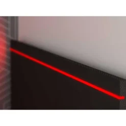 Trasman Bed Bzone 90x200 cm met bedlade, bureau en ledverlichting - antraciet