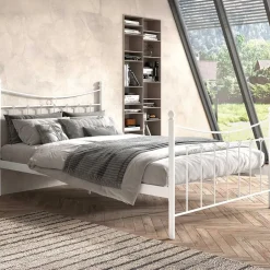 Rousseau Bed Liza 140x200 met lattenbodem - wit Clearance