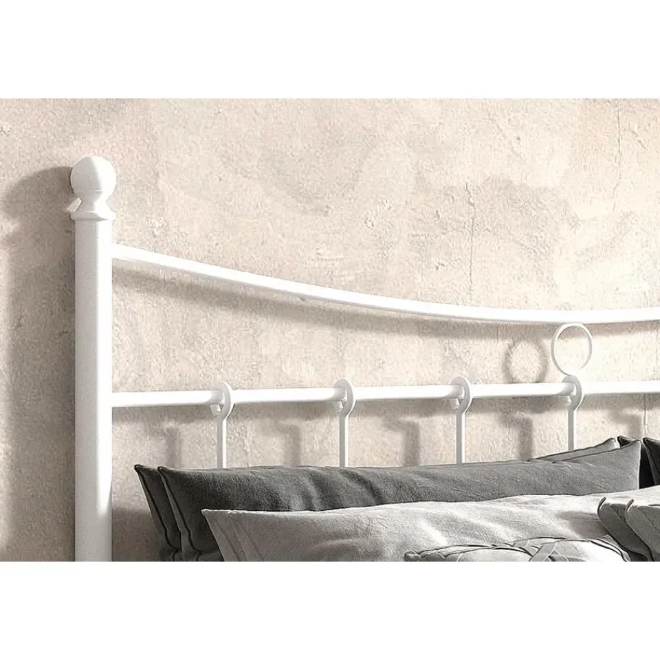 Rousseau Bed Liza 140x200 met lattenbodem - wit Clearance