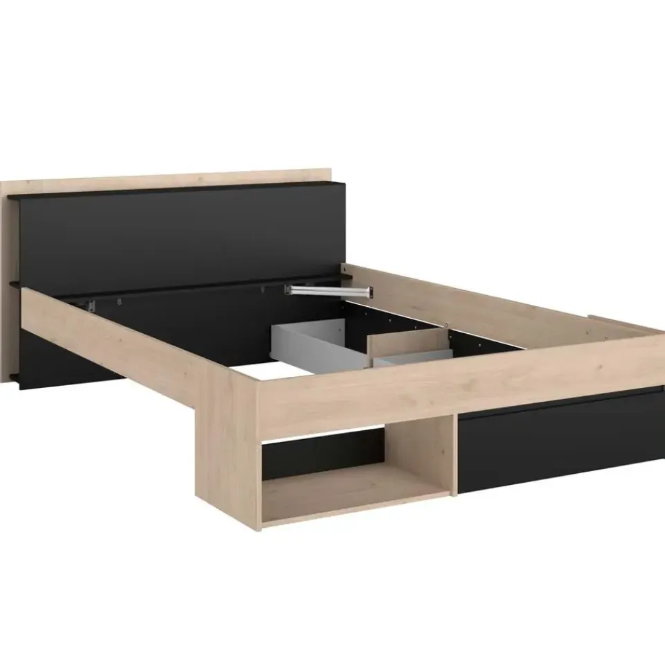 Parisot Bed Most 160x200cm - eik/zwart Sale