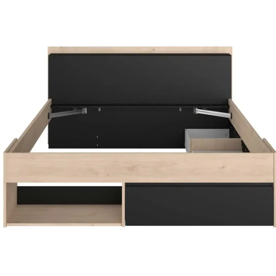 Parisot Bed Most 160x200cm - eik/zwart Sale