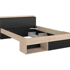 Parisot Bed Most 160x200cm - eik/zwart Sale