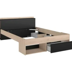 Parisot Bed Most 160x200cm - eik/zwart Sale