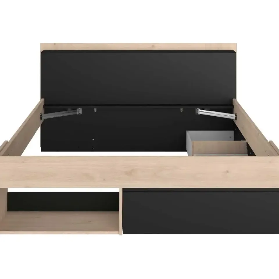 Parisot Bed Most 160x200cm - eik/zwart Sale