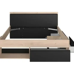 Parisot Bed Most 160x200cm - eik/zwart Sale