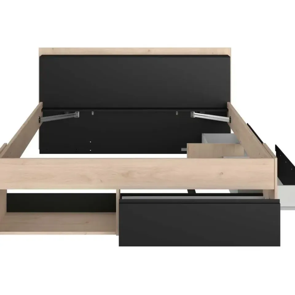 Parisot Bed Most 160x200cm - eik/zwart Sale