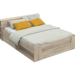 CBA Bed Polly 160 x 200 cm-Kronberg eik Clearance