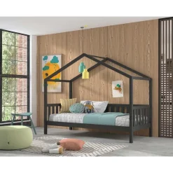 Vipack Bedhuisje Dallas 90x200 - antraciet Sale