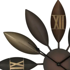 Beliani BEINWIL - Wandklok - Bruin - IJzer New