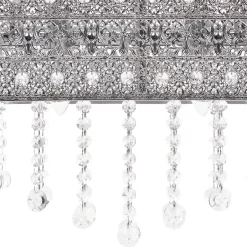 Beliani BELELLE - Kroonluchter - Zilver - Ijzer Sale