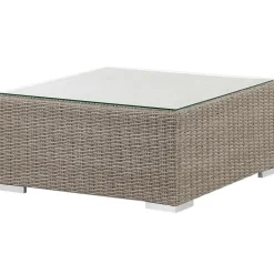 Beliani Loungeset CONTARE - Grijs - 6-delig Outlet