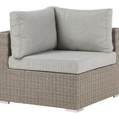 Beliani Loungeset CONTARE - Grijs - 6-delig Outlet