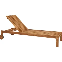 Beliani BELLANO - Ligstoel - Lichthout - Acaciahout Online