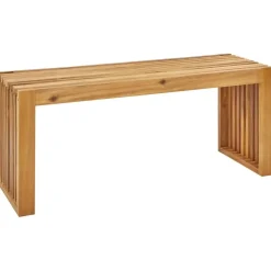 Beliani BELLANO - Tuinbank - Lichthout - Acaciahout Outlet