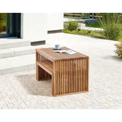 Beliani BELLANO - Tuinbank - Lichthout - Acaciahout Outlet