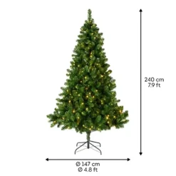 Bellatio Decorations Imperial kerstboom - groen - H240 cm Sale