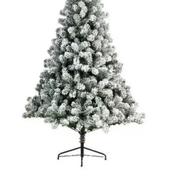 Bellatio Decorations Imperial Pine kerstboom - besneeuwd - H150 cm - D97 cm Sale