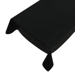Bellatio Design Tafelzeil - zwart - 140 x 245 cm Discount