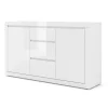 Homlando BELLO BIANCO III dressoir 150 cm wit mat / glanzend Hot