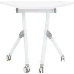 Leen Bakker BENDI - Bureau inklapbaar - Wit - 90 x 64 cm - Metaal Outlet