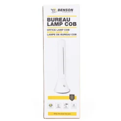 Benson Bureaulamp - LED - verstelbaar - incl. USB - 7,5 x 25 cm Hot