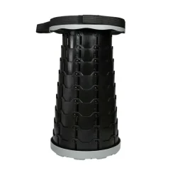 Benson Opvouwbare kruk - grijs - kunststof - inklapbare stoel Outlet