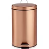 Berilo Pedaalemmer - koperkleurig - 12 l - 40 cm - metaal Discount