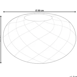 Beliani BERKANE - Poef - Beige - Katoen Discount