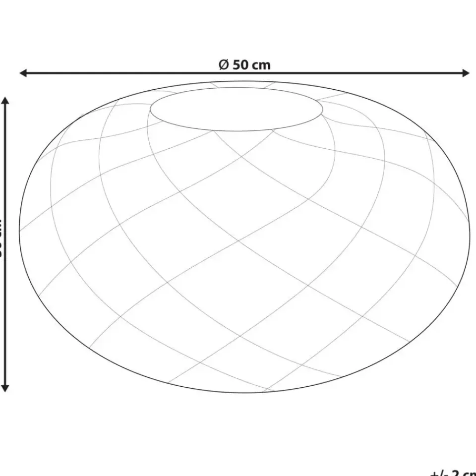 Beliani BERKANE - Poef - Beige - Katoen Discount